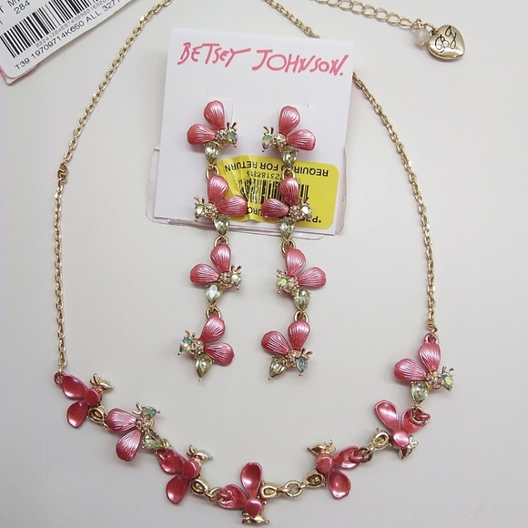 Collier Betsey Johnson Perles Noires Anti-bugs - 60 Pouces, Vintage, Fermoir Homard